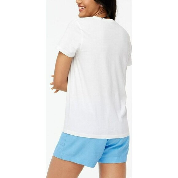 J Crew Factory Mai Tai Graphic Tee White Cotton Size Small NWT - Picture 10 of 10